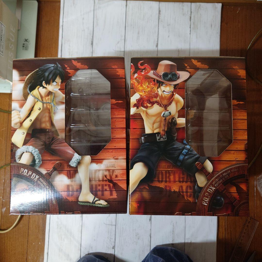 P.O.P DX ワンピース フィギュア ルフィ 　エース 2個セット