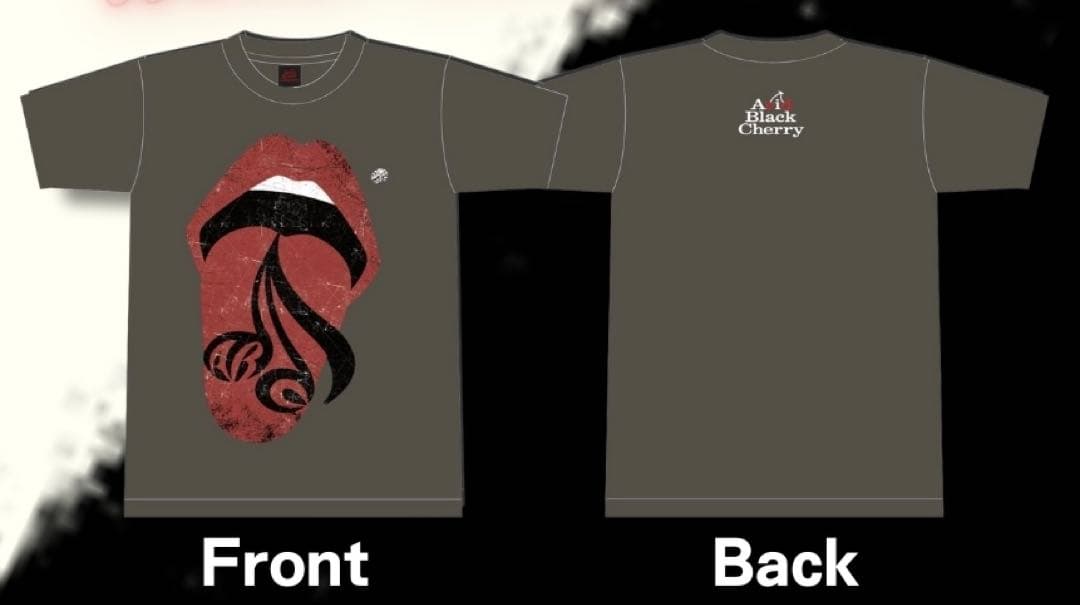 ABC LOGO Tシャツ Acid Black Cherry 2026