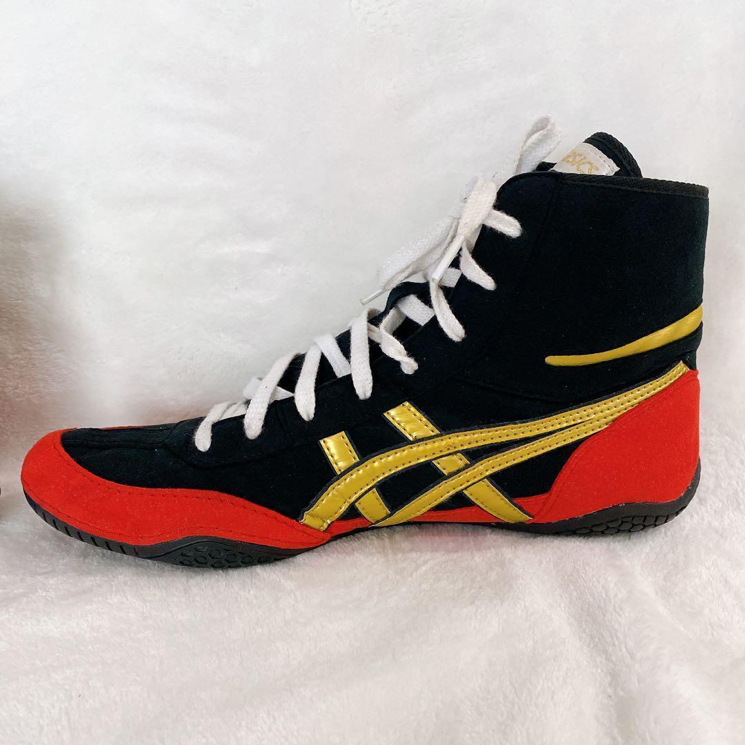 レア♡asicsレスリングシューズ　ボクシングシューズ　スニーカー　靴27㎝