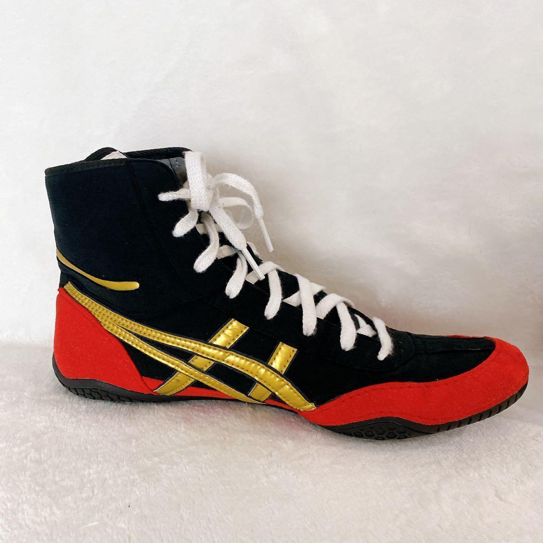 レア♡asicsレスリングシューズ　ボクシングシューズ　スニーカー　靴27㎝
