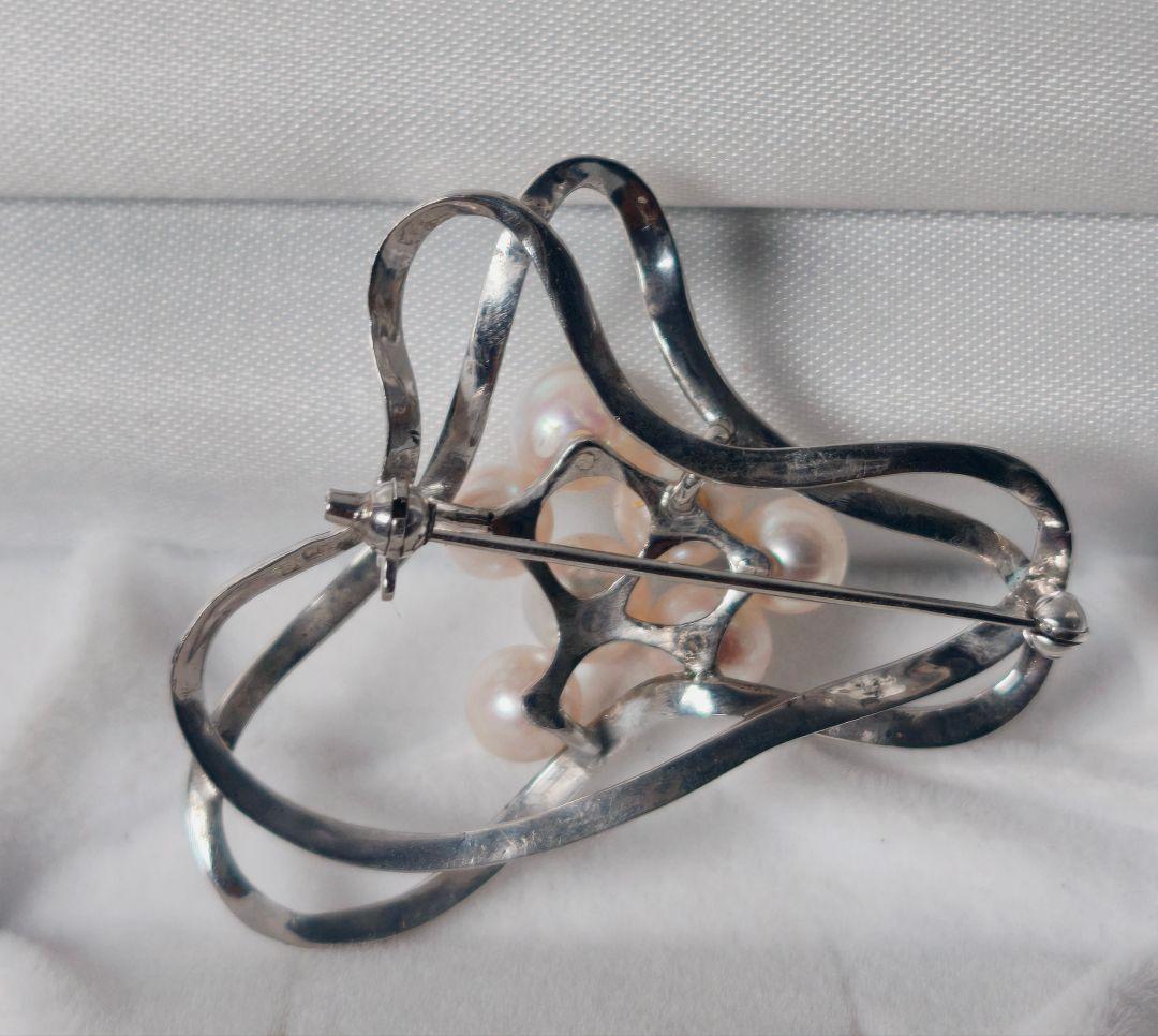 【美品 最高級!!】ミキモト ブローチ パール フォーマル 7珠 皇室御用達