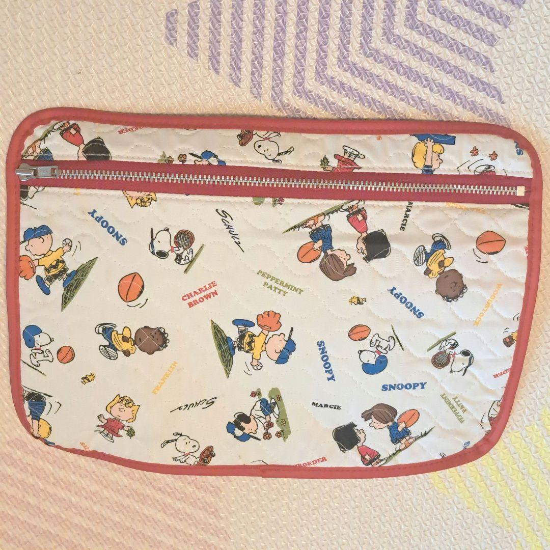 スヌーピー キャラクターポーチ 昭和レトロ　ピーナッツ　ビンテージ　マルチケース