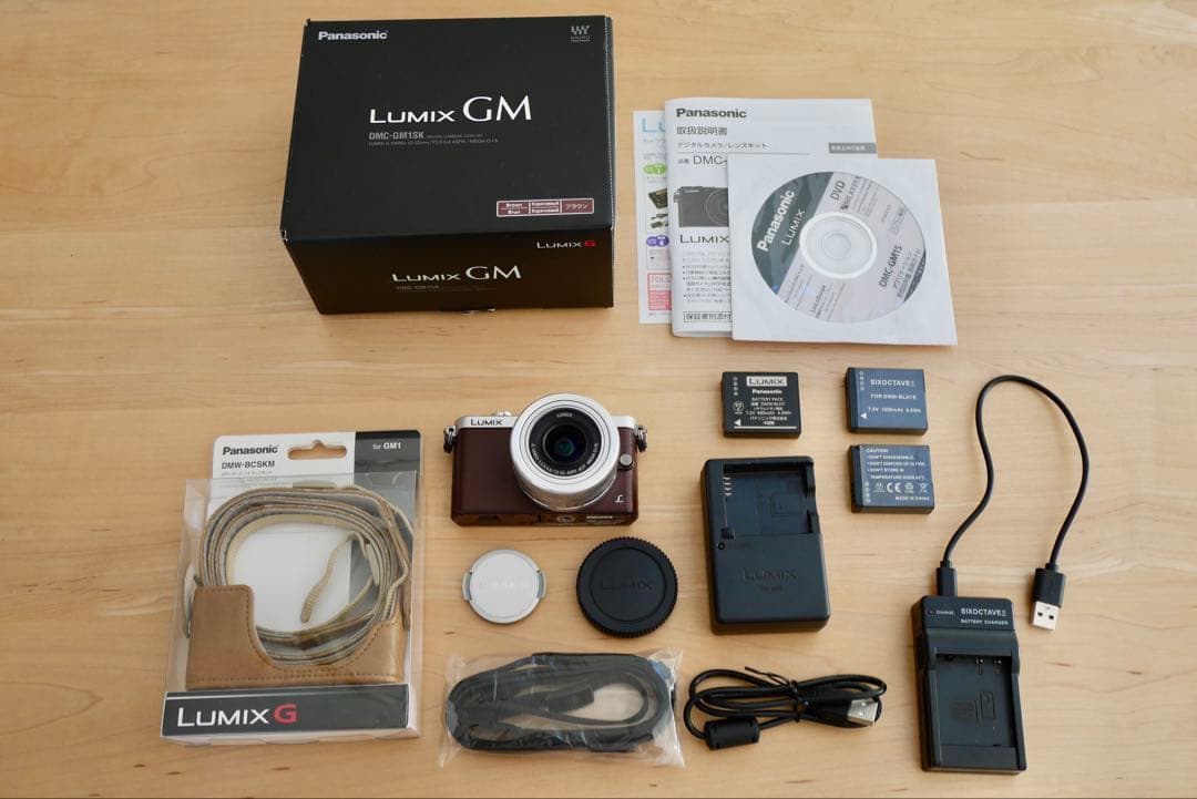 LUMIX GM DMC-GM1S ブラウン　おまけ多数