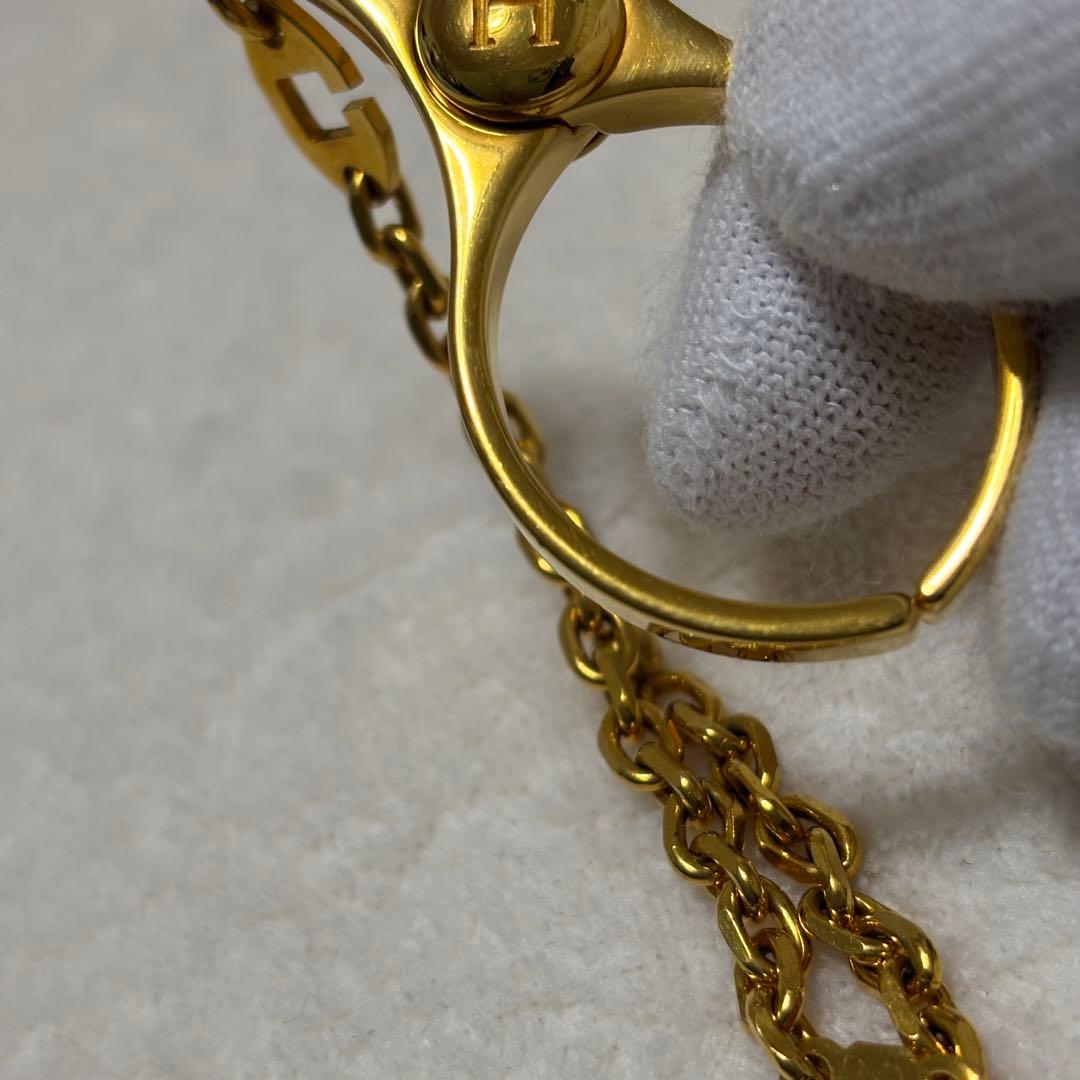 HERMES　エルメス　グローブホルダー　ゴールド色