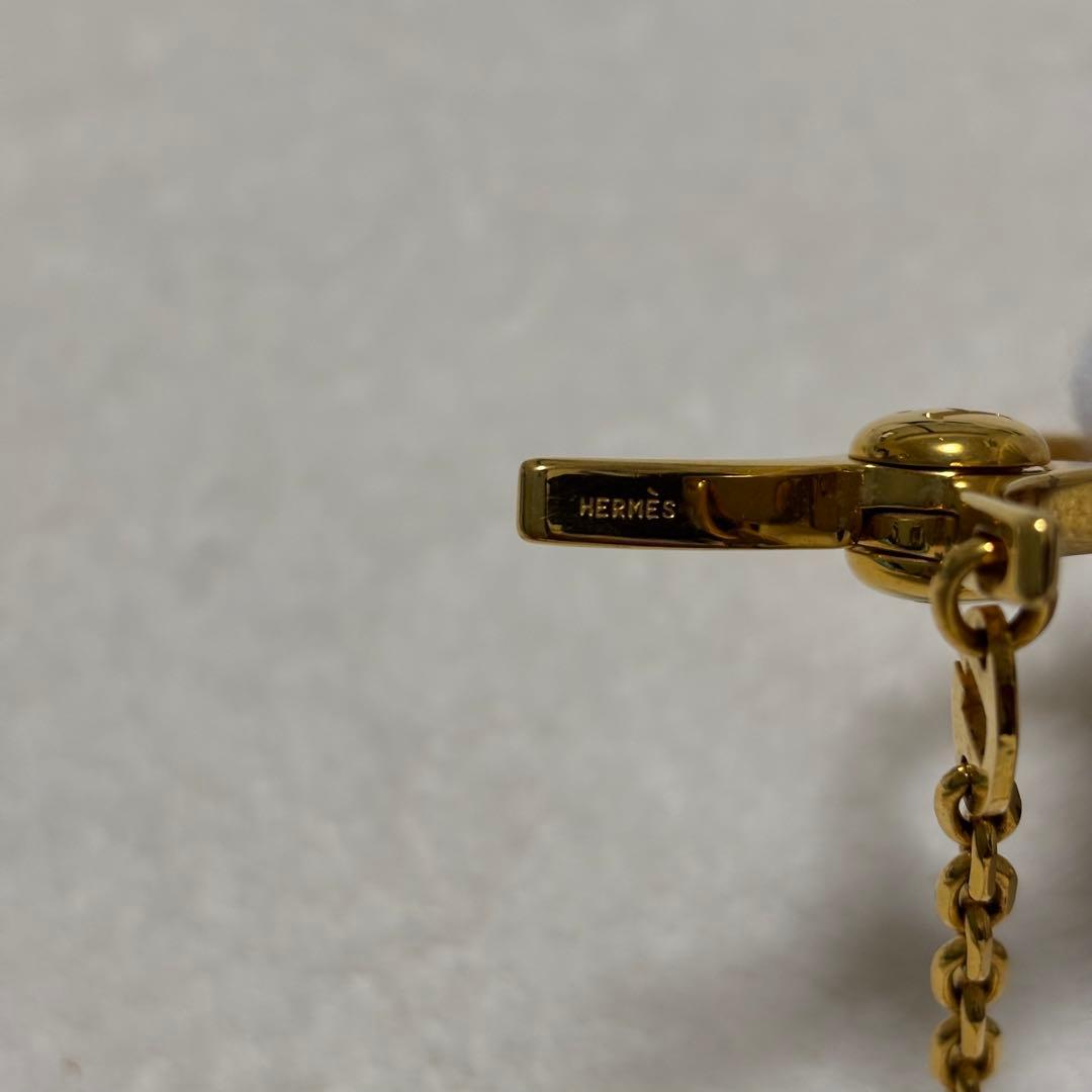 HERMES　エルメス　グローブホルダー　ゴールド色