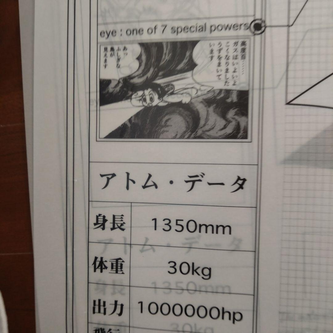 【ATOM PROJECT ,天馬午太郎】設計図大ロボット博 新品未使用
