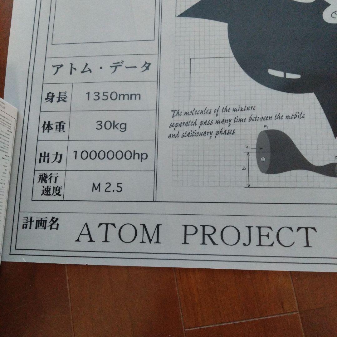【ATOM PROJECT ,天馬午太郎】設計図大ロボット博 新品未使用
