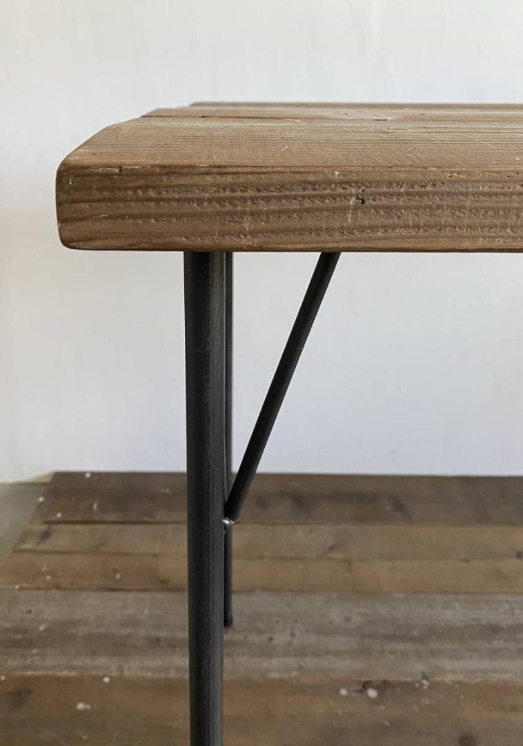 鉄脚　アイアンレッグ　インダストリアル　ダイニングテーブル　ワークデスク　４本