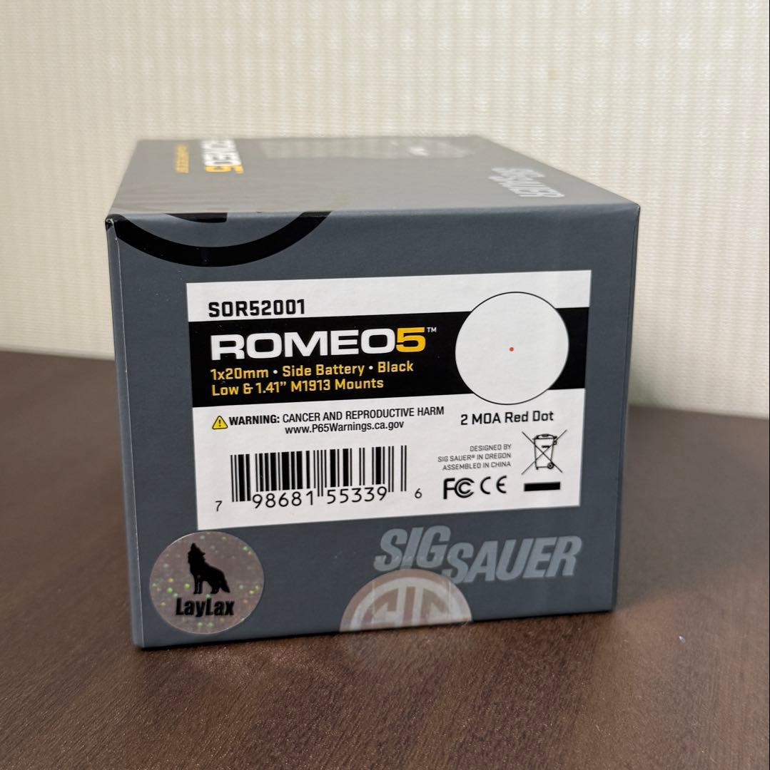 SIG SAUER ROMEO5 レッドドットサイト SDR52001 実物