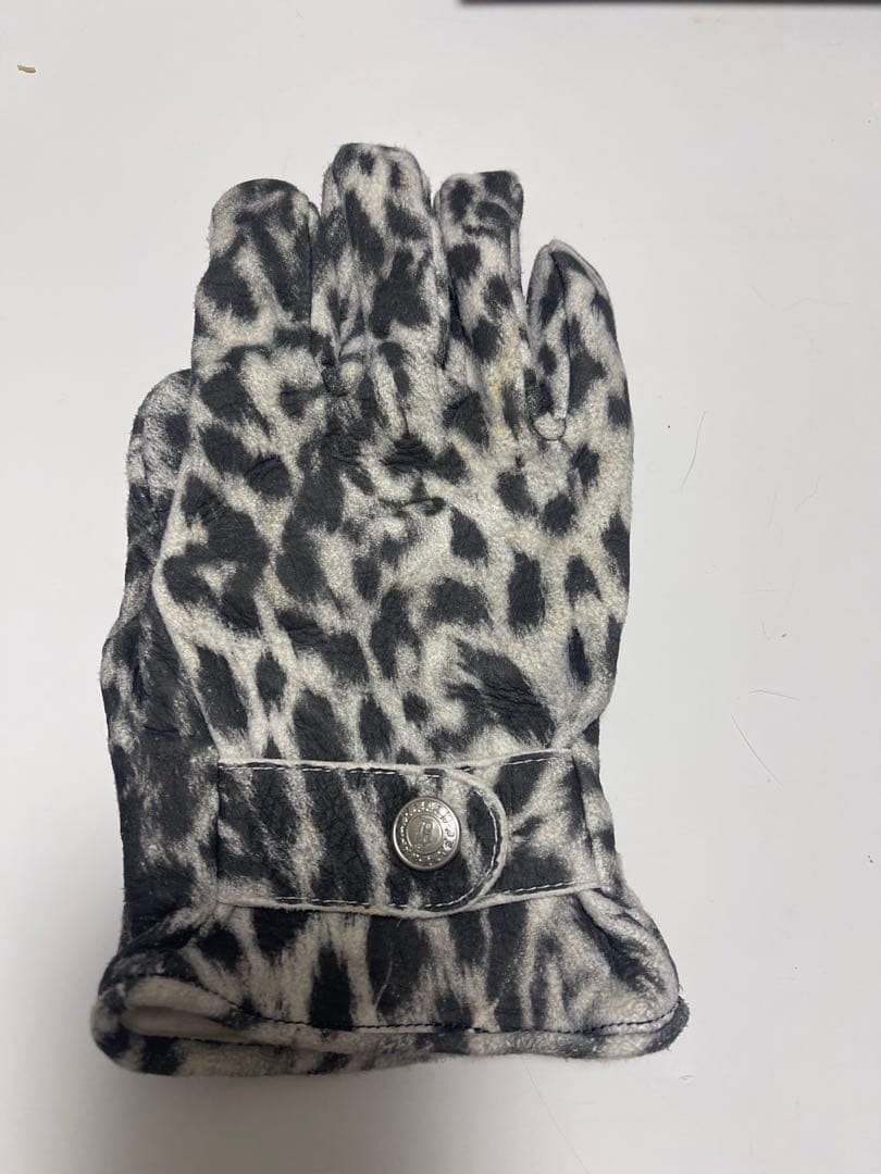 DELAY by win&sons 革手袋 ヒョウ柄