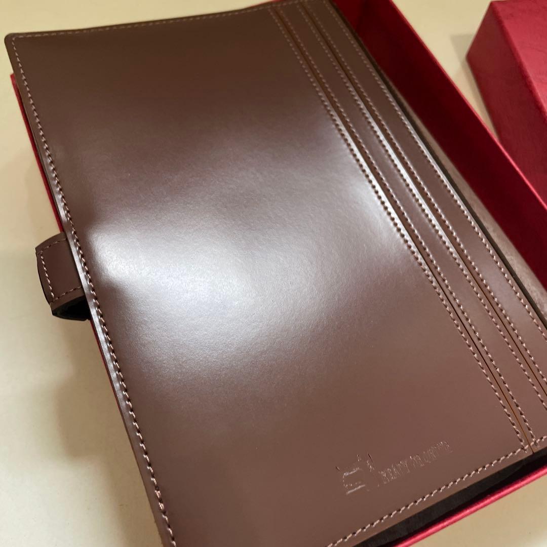 ガールズ＆パンツァー 本革システム手帳 馬革 未使用 武部沙織 ガルパン