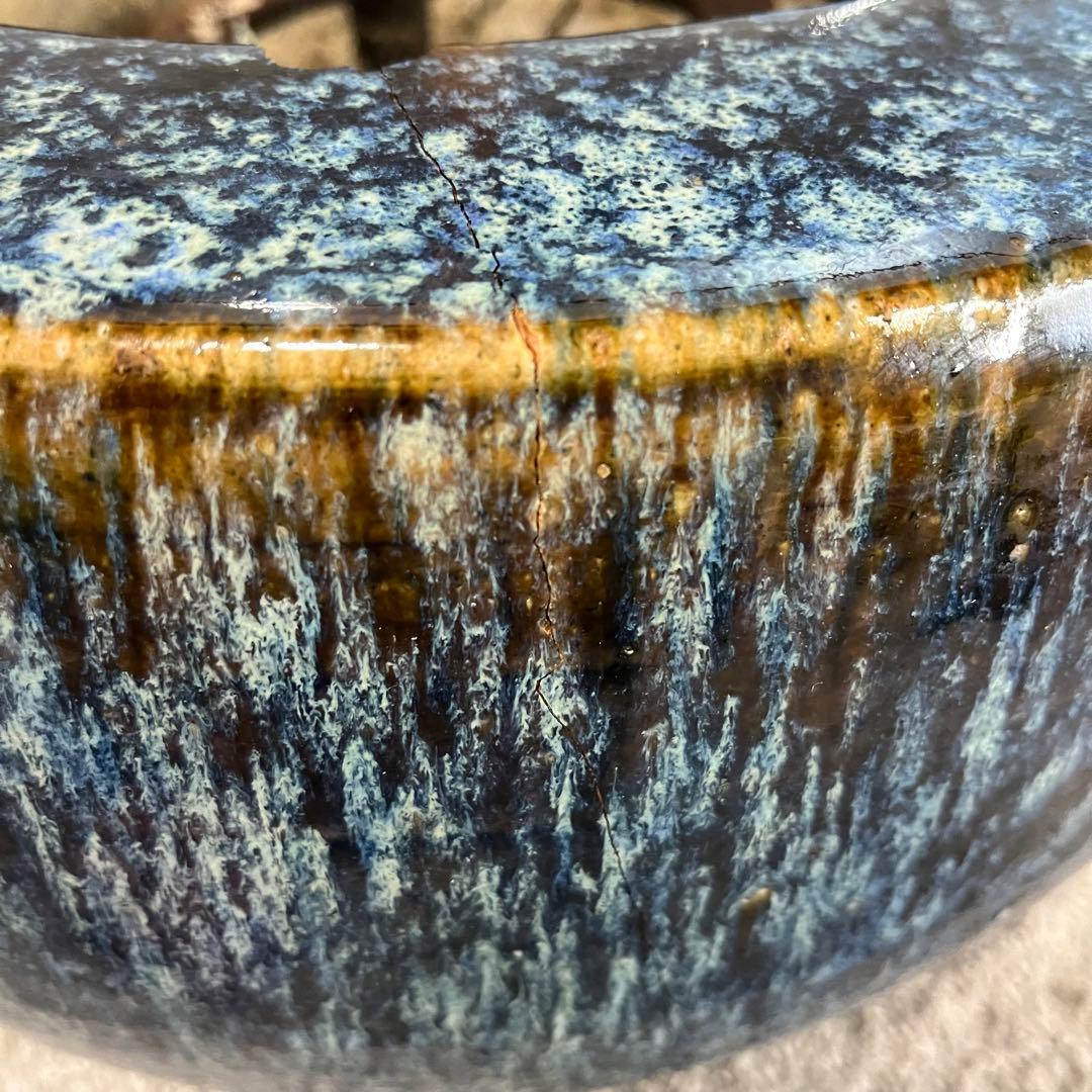 格安　大サイズ　和　火鉢　五徳　灰　セット