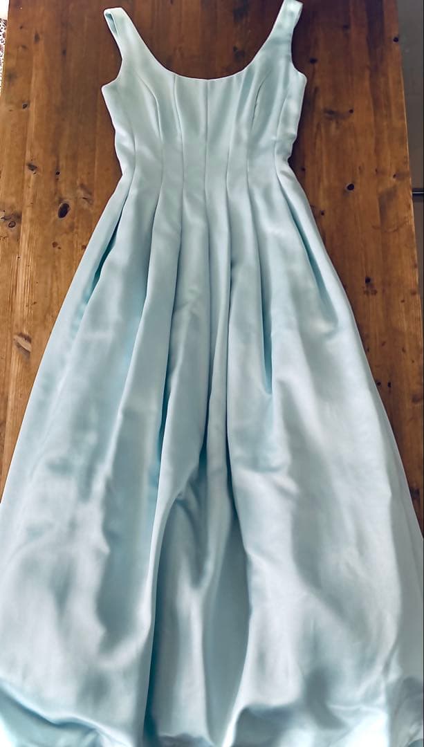 水色 ロングドレス　演奏会