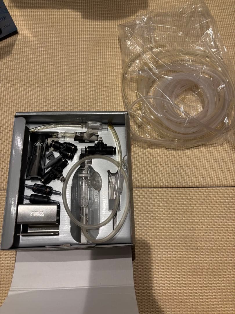 ガラス水槽とMEGA POWERフィルターセット