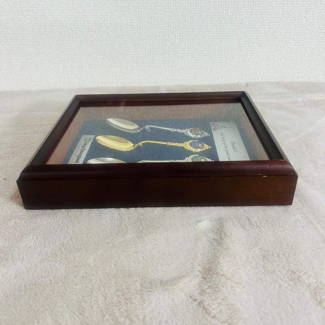 【入手困難】ディズニー勤続記念スプーン3本セット　キャスト限定品