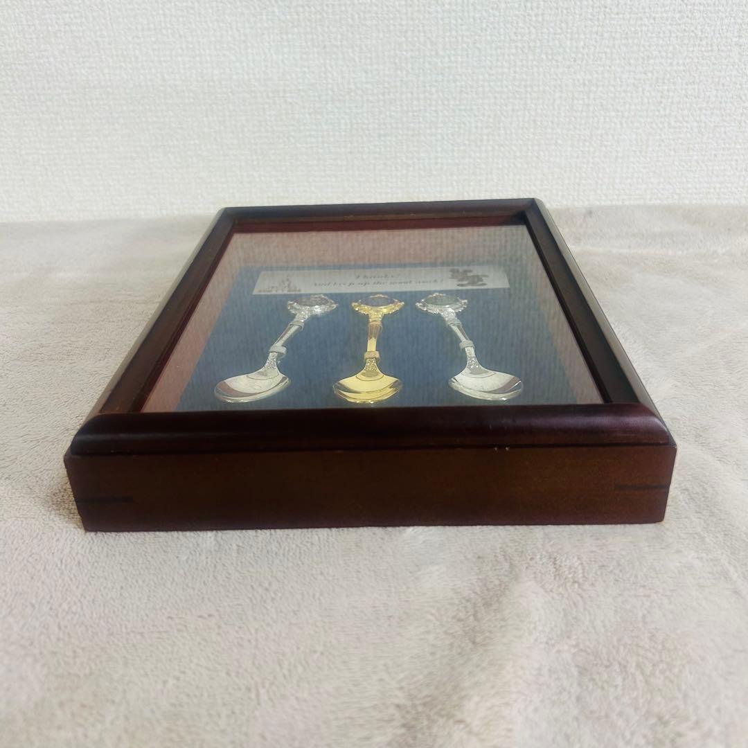 【入手困難】ディズニー勤続記念スプーン3本セット　キャスト限定品