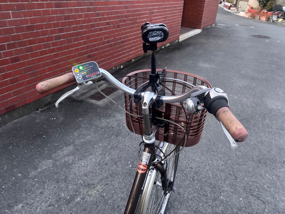 Panasonic クルーム 電動アシスト自転車 ブラウン