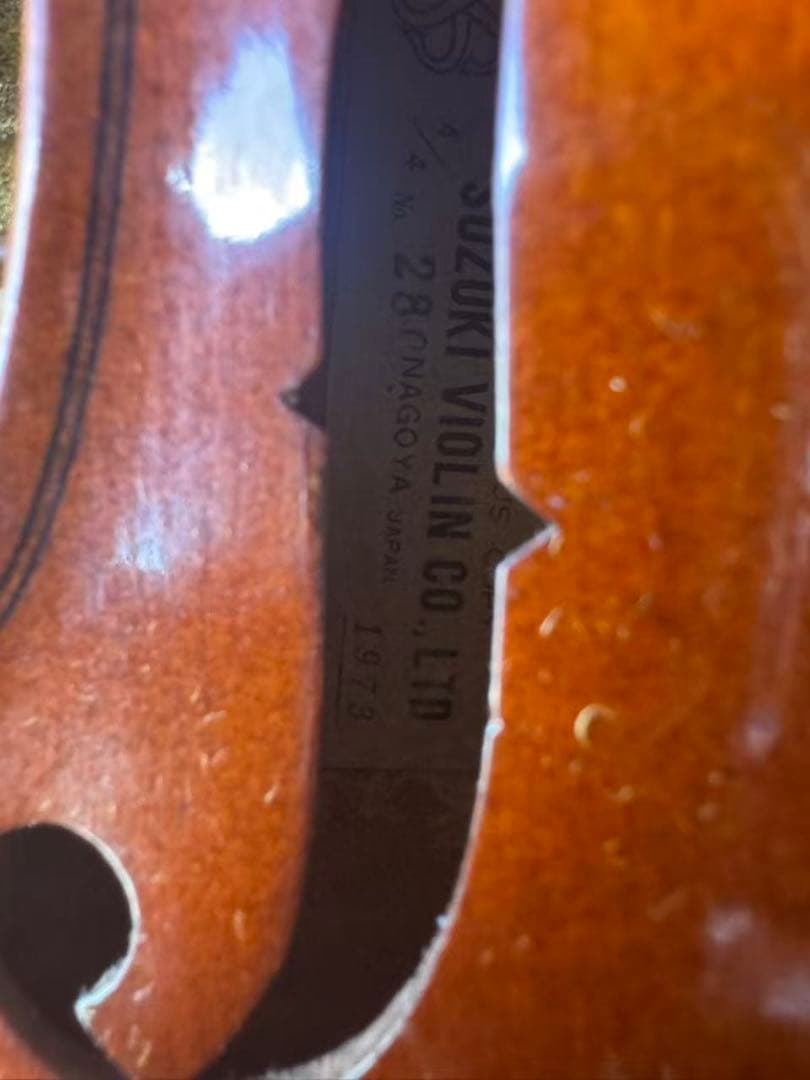 SUZUKI No.280 4/4 1973 バイオリン ハードケース付