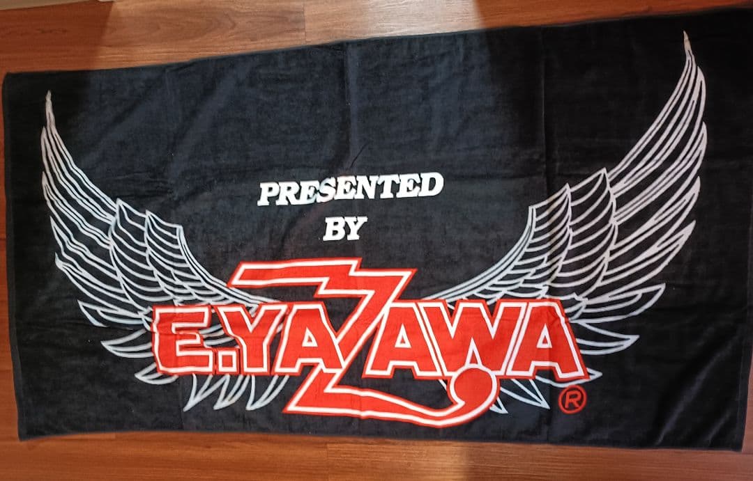 【新品未使用】矢沢永吉 スペシャルビーチタオル SBT ロゴ翼 当時物