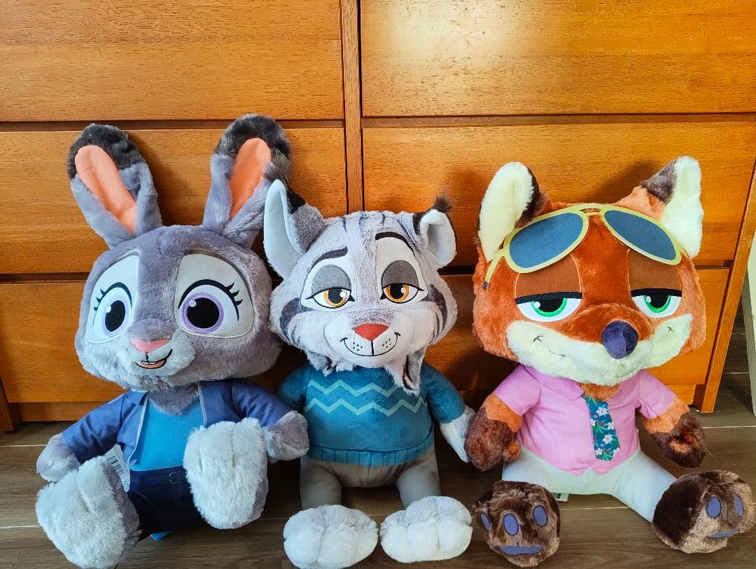 ズートピア2 ぬいぐるみ３体セット