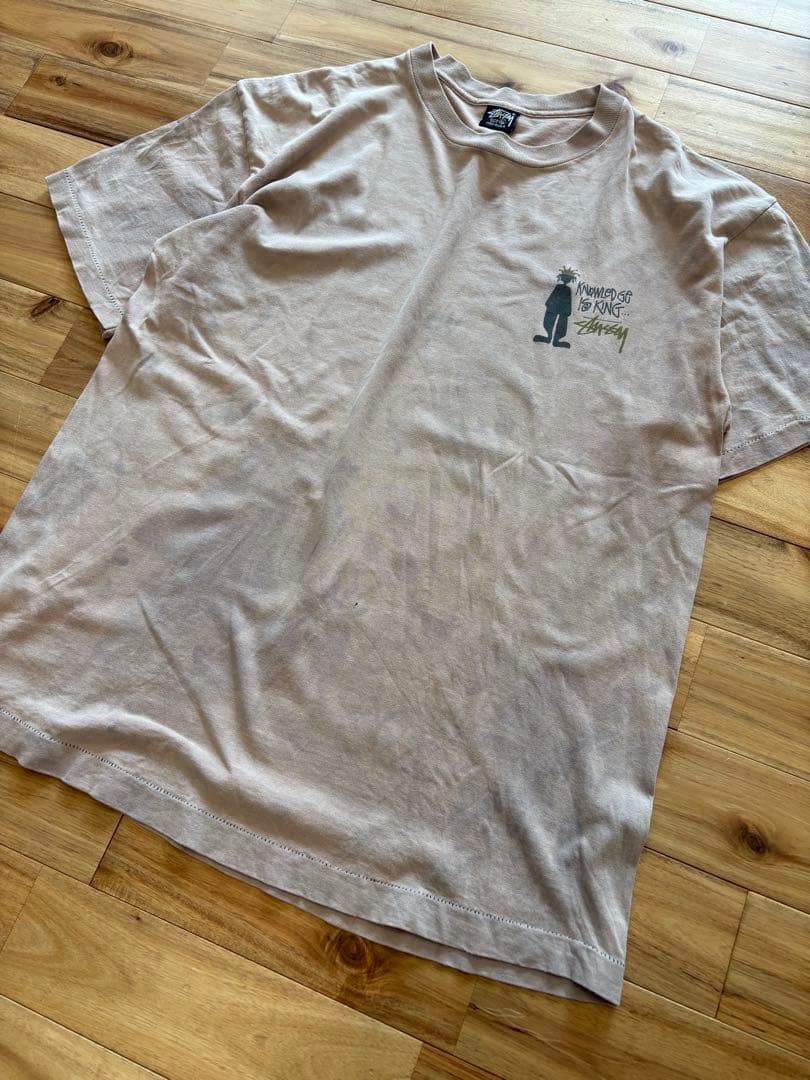 90s Stussy 黒タグ シャドーマン Tシャツ　USA製