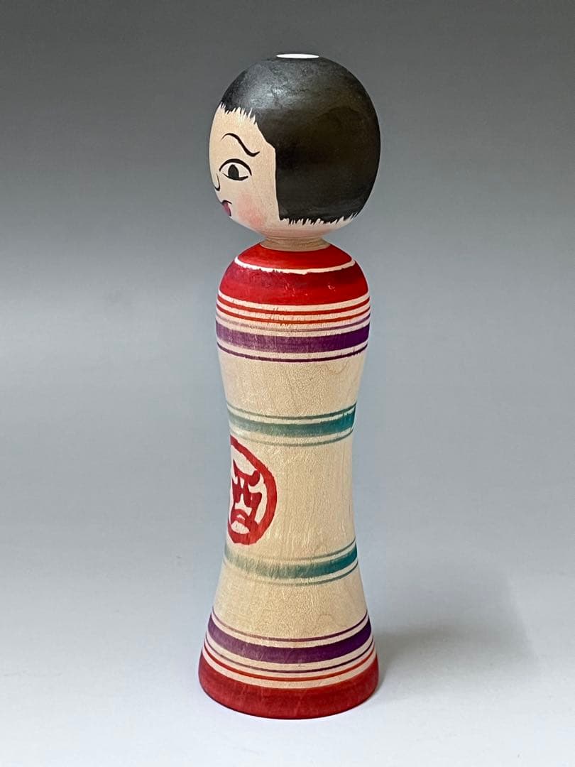 C449 こけし　レア　こけし奥瀬恵介　津軽系　伝統こけし　日本人形