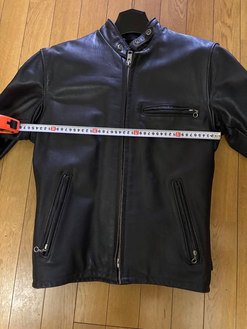 Schott ブラック レザージャケット 36