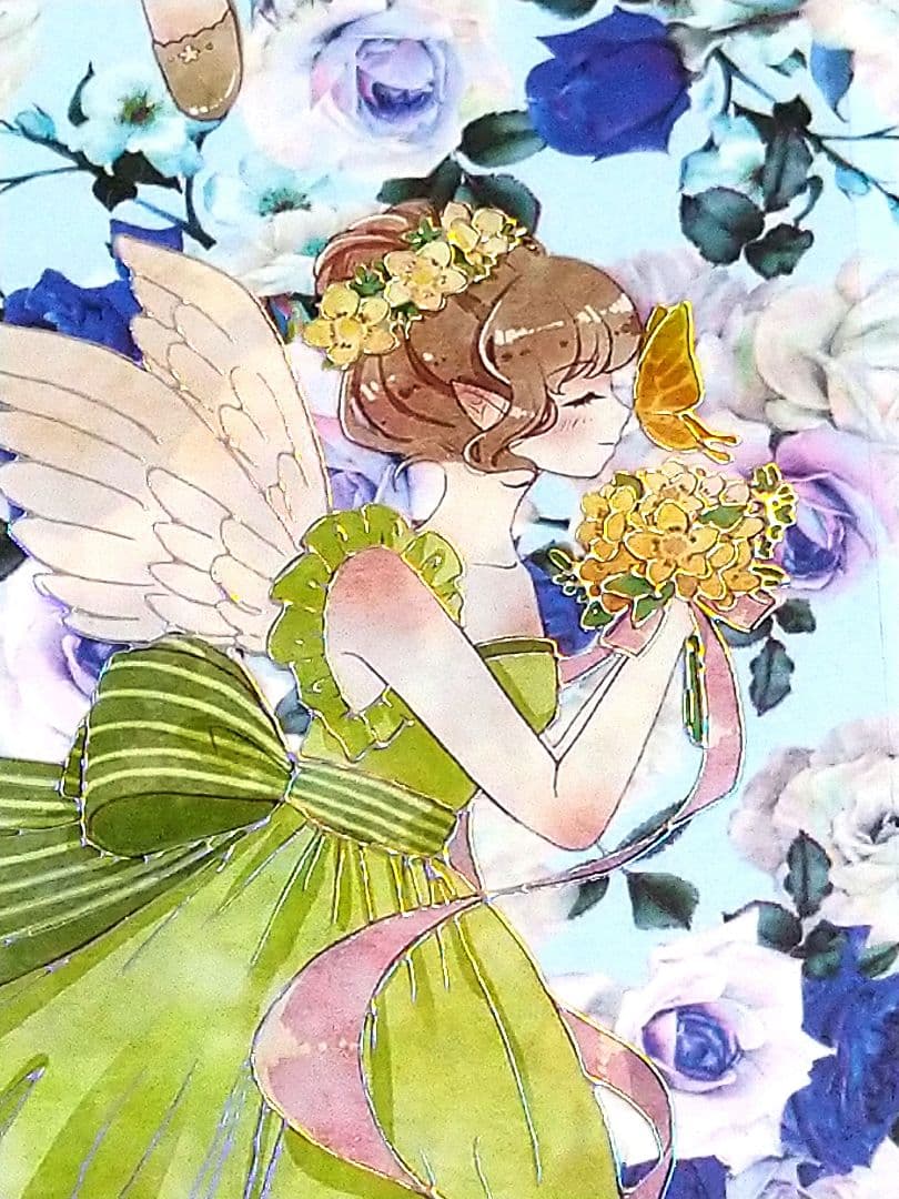 J322＃安娜舞曲(镭射銀)一木一横切り売り海外人物マステ女の子