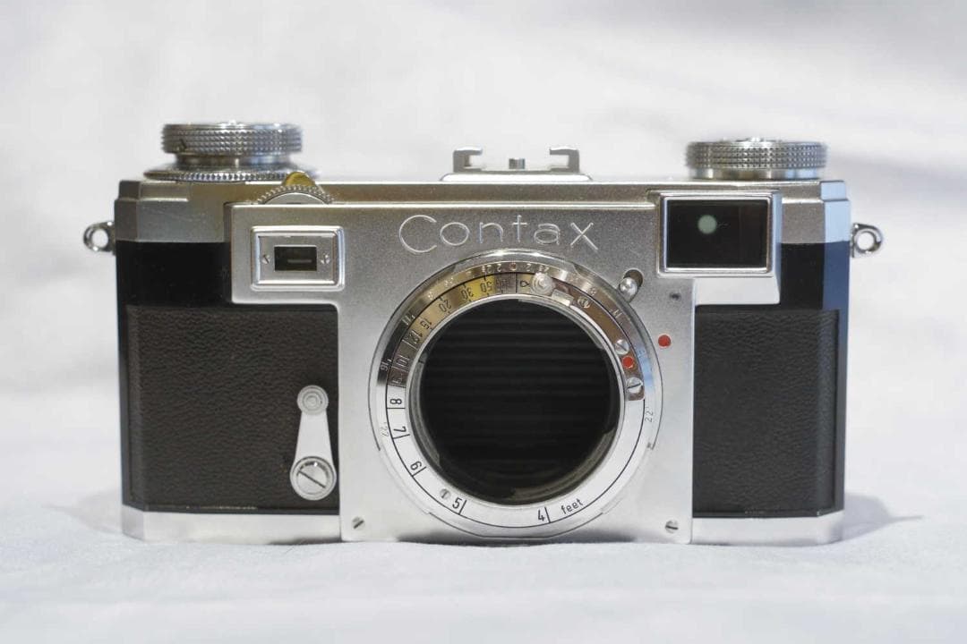 コンタックス Ⅱa カラーダイヤル　レンジファインダーカメラ　動作良好