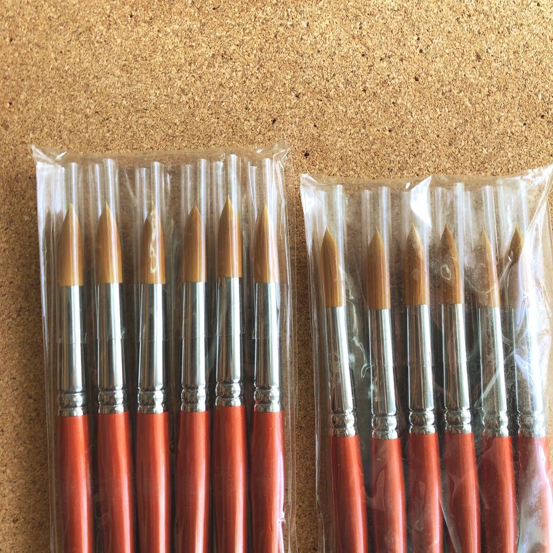 ホルベイン筆6本入り2セット合計12本