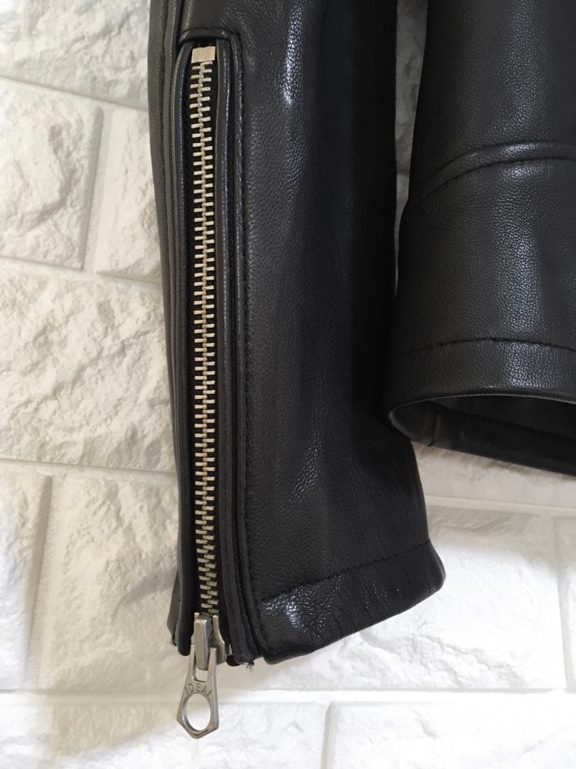 [極美品] HARE シングルライダースジャケット レザージャケット Sサイズ