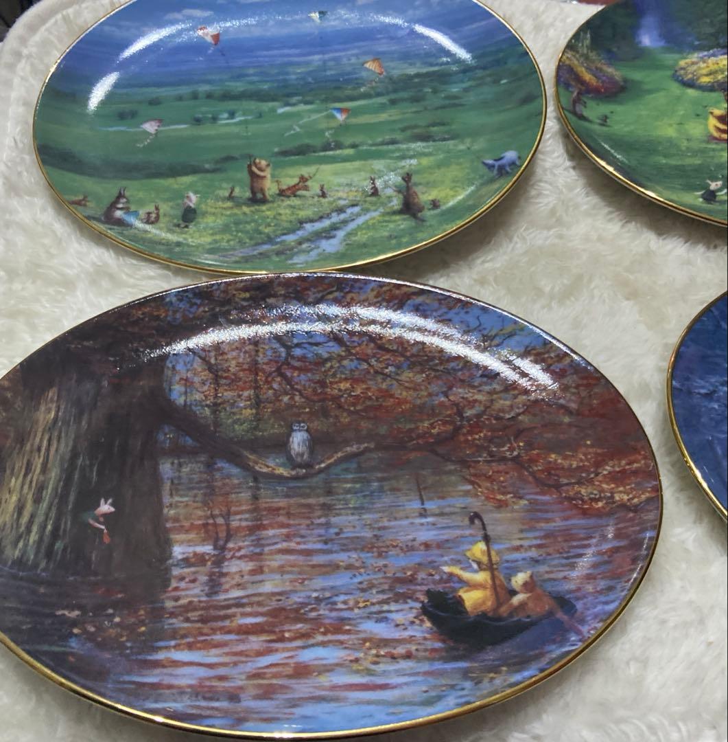 クラシックプー　四季プレート4枚セット　ピーターエレンショー