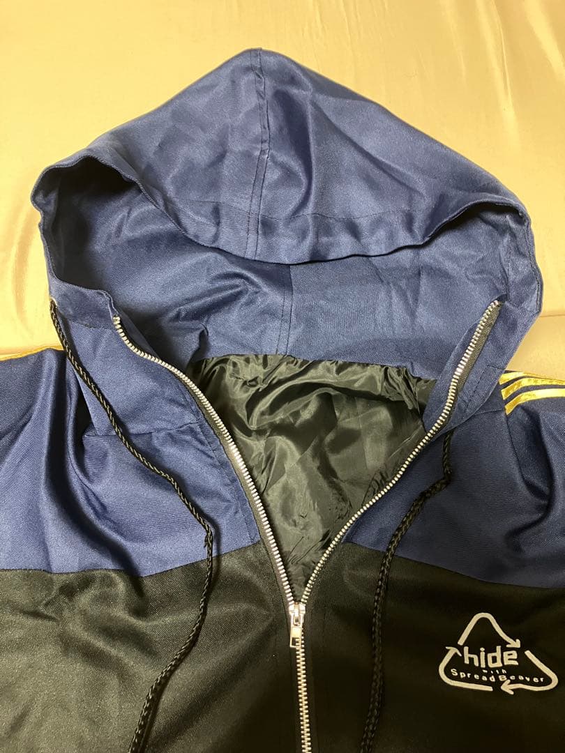 hide & Spread Beaver ジップアップジャケット　Lサイズ