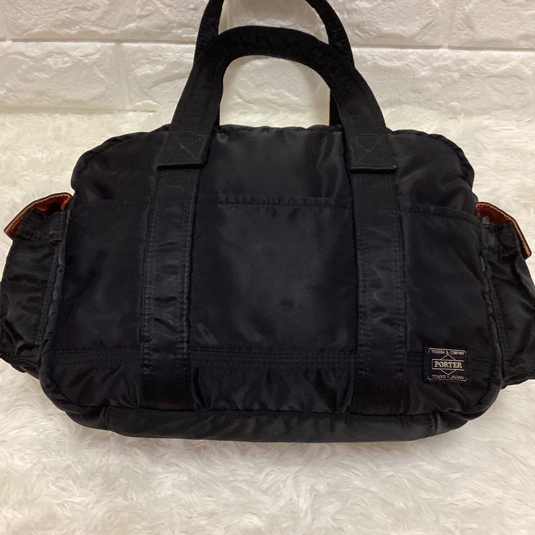 ポーター タンカー ボストンバッグ ダッフル ブラック ハンドバッグ