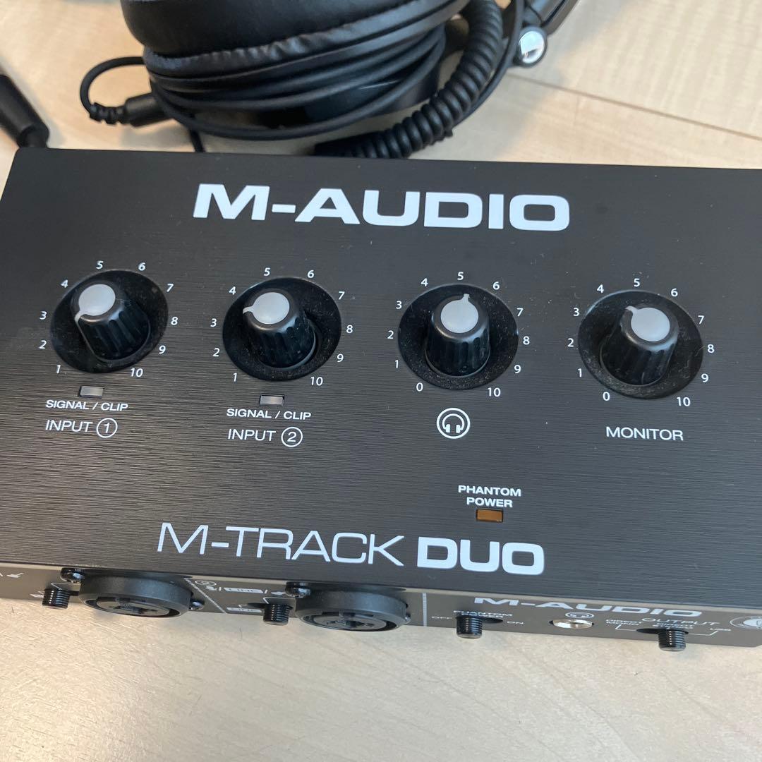 M-AUDIO M-TRACK DUO オーディオインターフェイス　マイクセット