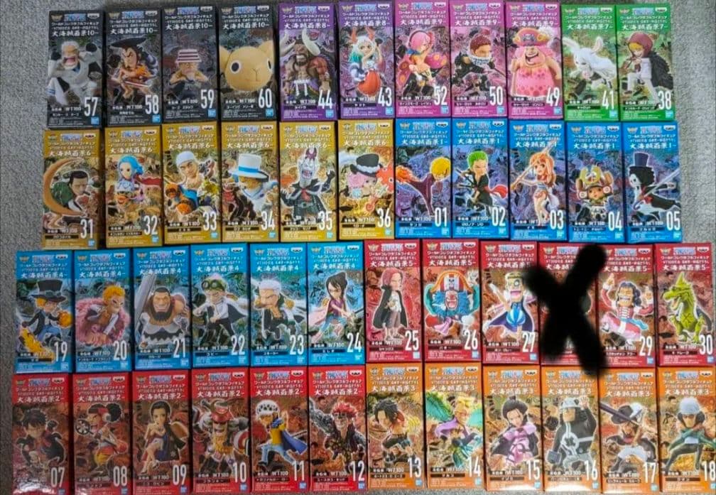 ワンピース ワーコレ 大海賊百景 45個セット