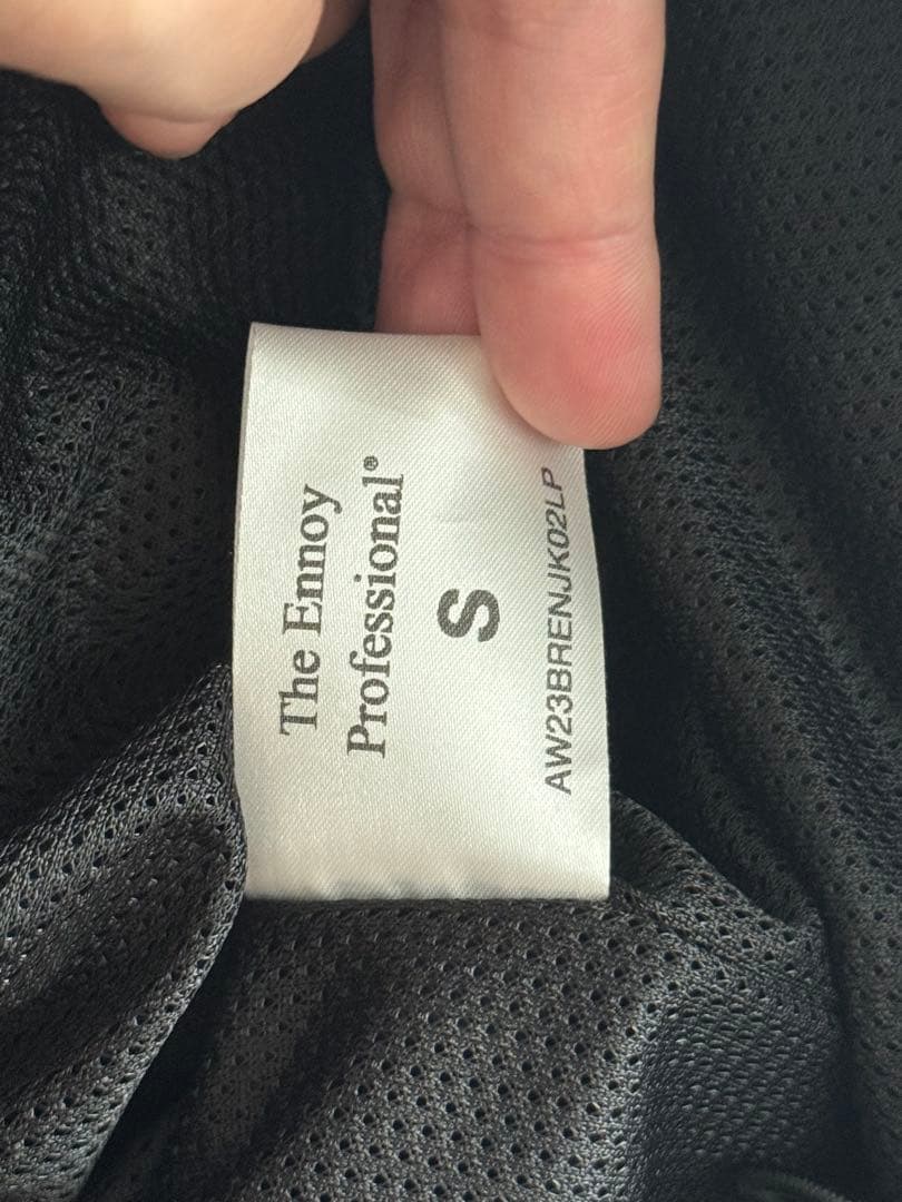 ジャケット・アウター ENNOY 23AW Nylon Track Suit Set Up Black