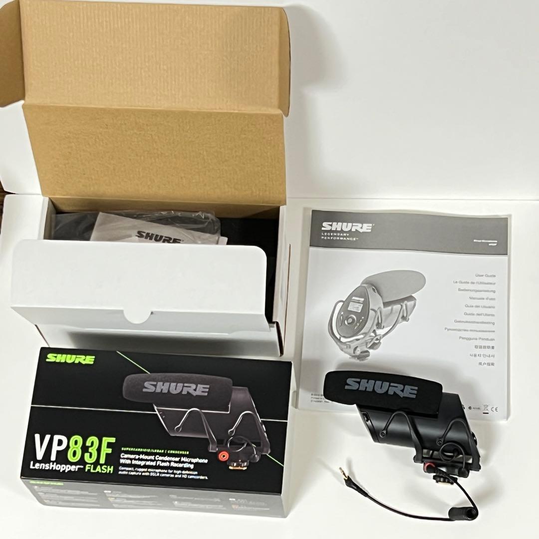 美品　SHURE カメラマウントマイクロホン（国内正規品）