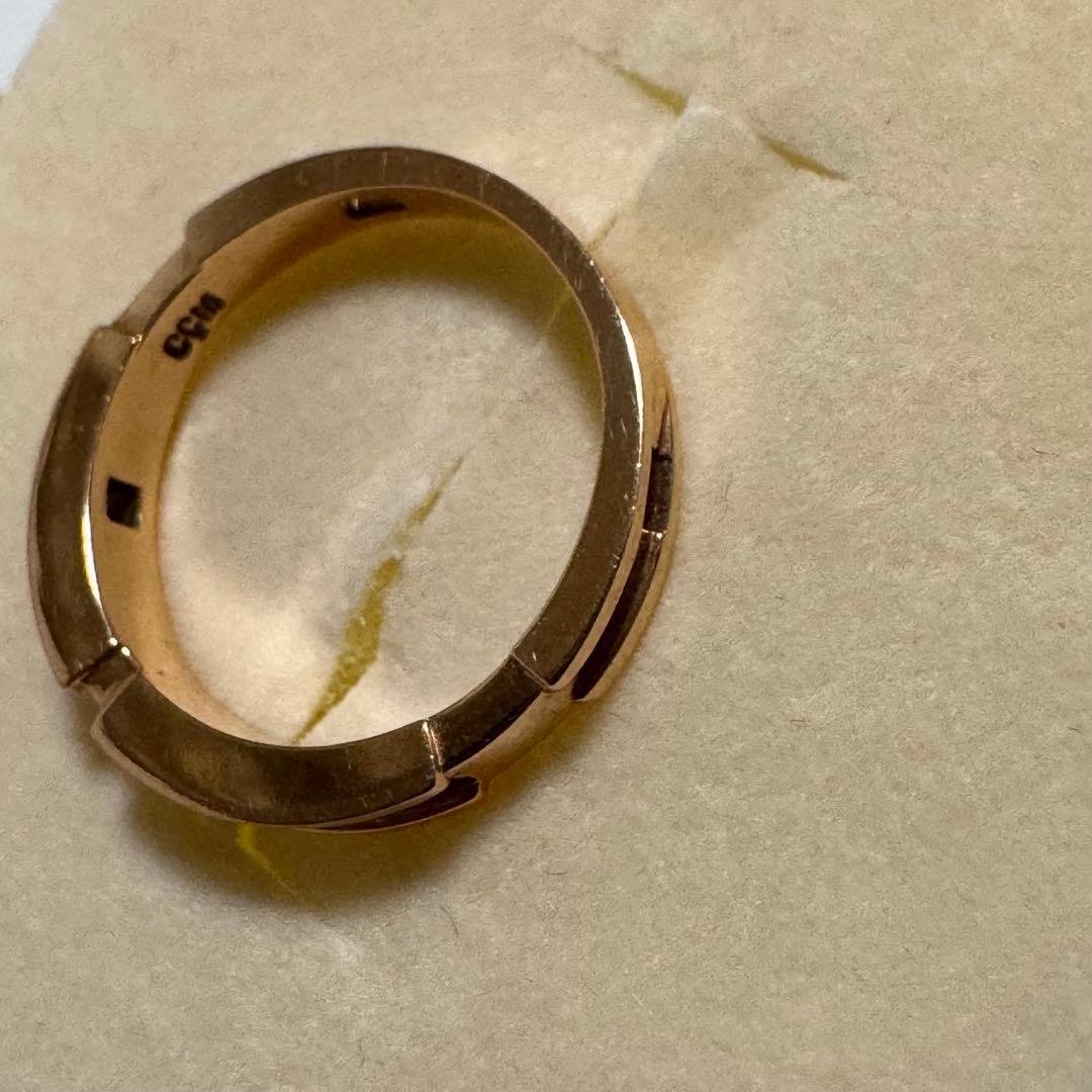 COMME CA DU MODE K10PG ダイヤ リング #7