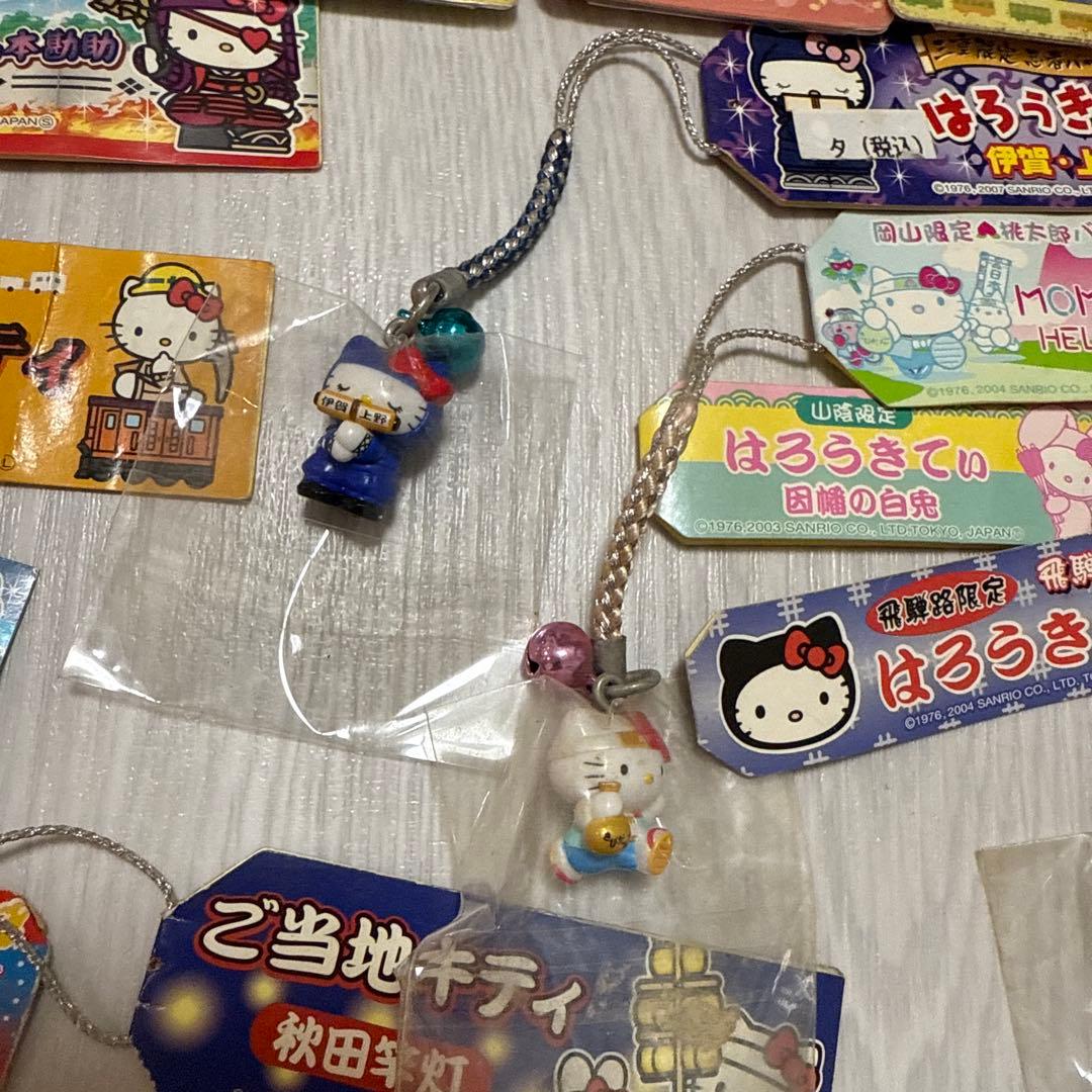 ハローキティ　ご当地　ねつけ　ストラップ　セット　サンリオ