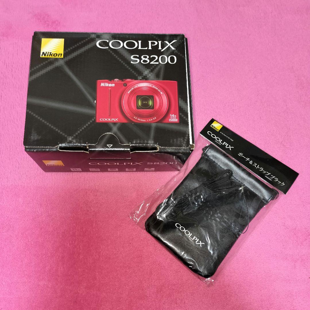 Nikon COOLPIX S8200 ブリリアンレッド　赤　デジタルカメラ