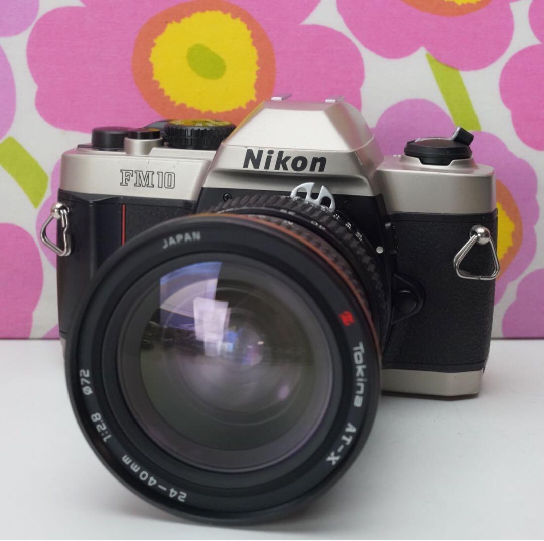 カメラ女子に❤️FM10❤️24-40mmF2.8付❤️ニコン最後のMFフィルムカメラ
