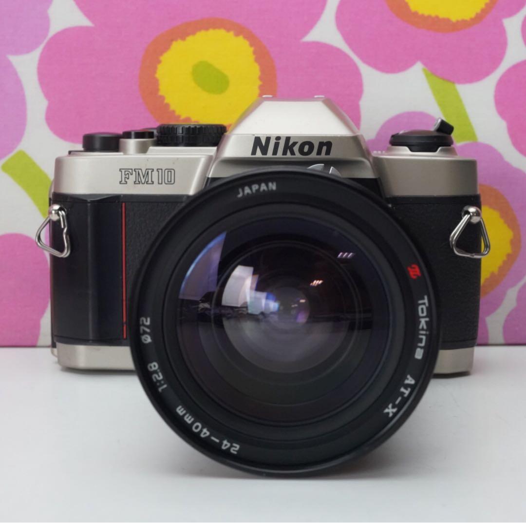 カメラ女子に❤️FM10❤️24-40mmF2.8付❤️ニコン最後のMFフィルムカメラ
