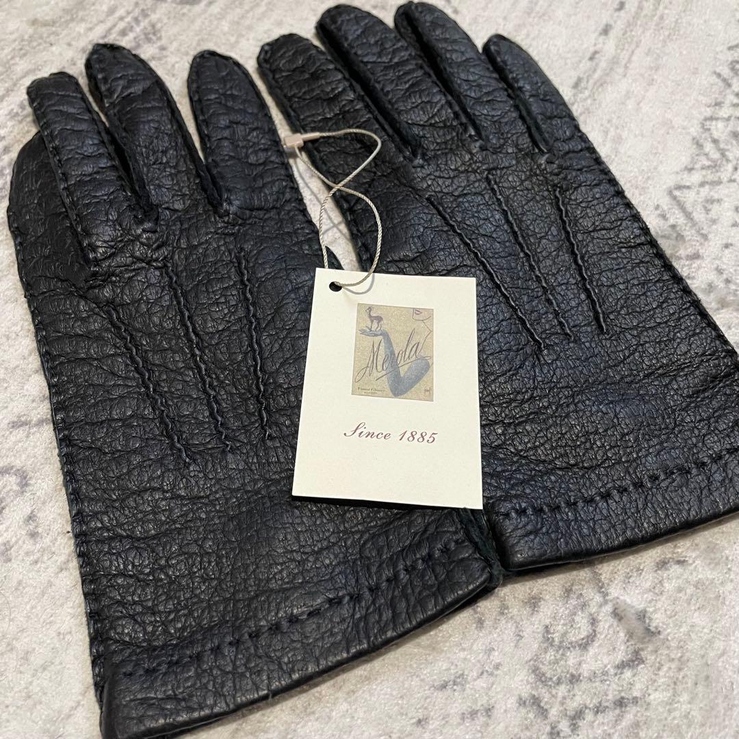 メローラ ペッカリー 黒 革手袋 グローブ MEROLA