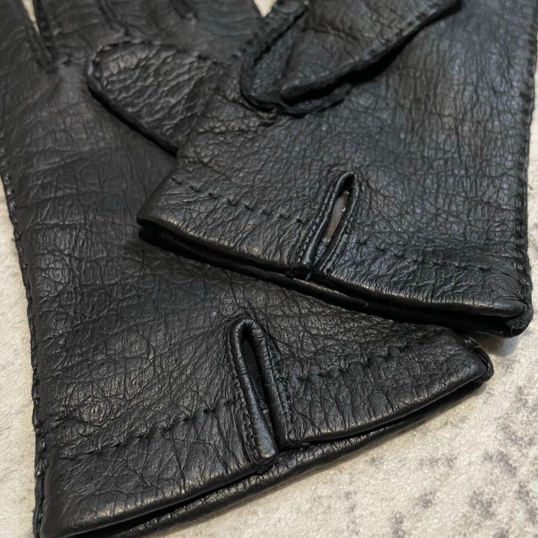 メローラ ペッカリー 黒 革手袋 グローブ MEROLA