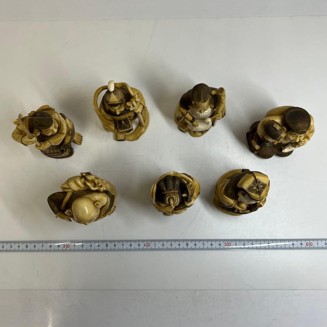 くもりちゃん専用極上和彫峰山七福神 ケース付 1485g 東キ7-1213☆2F