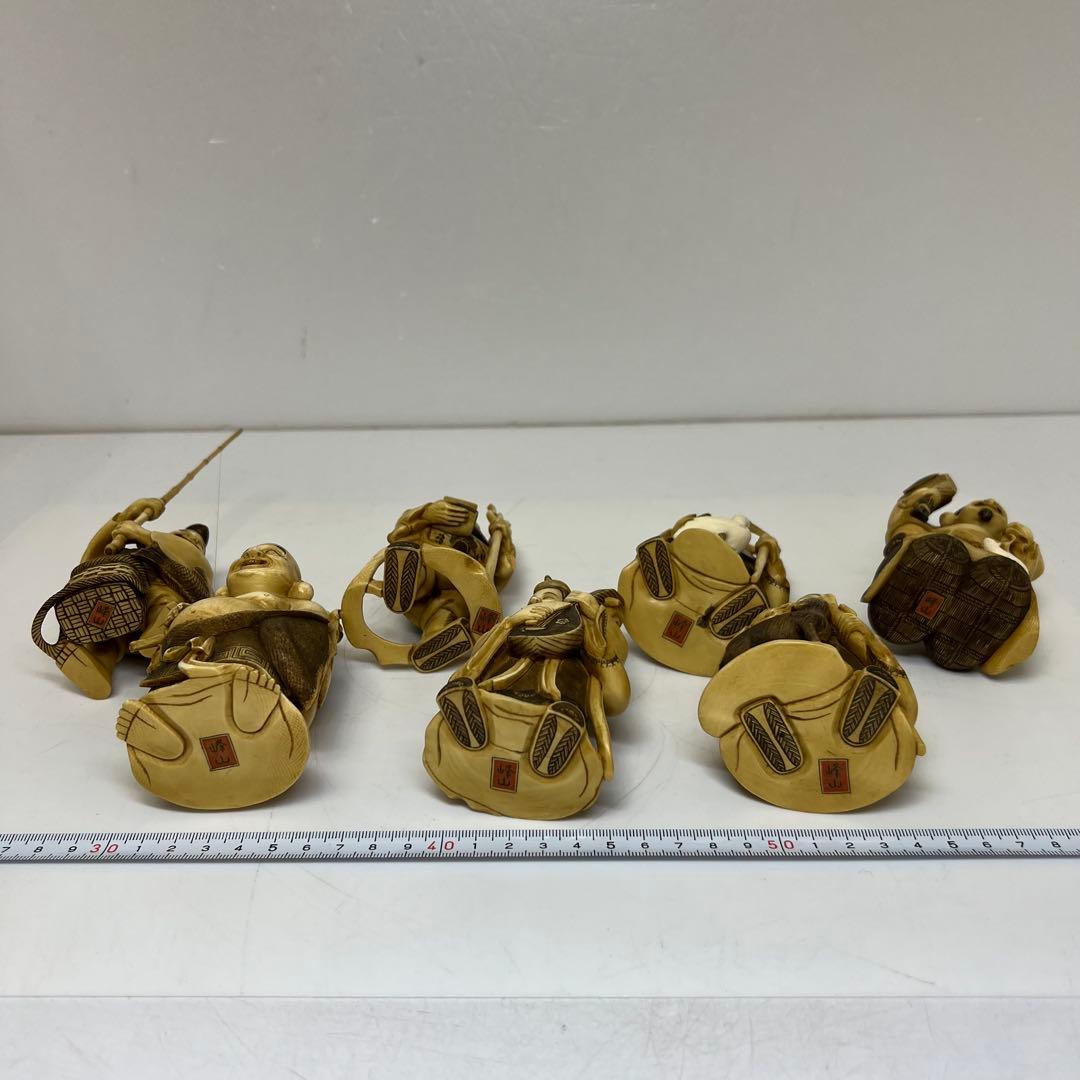 くもりちゃん専用極上和彫峰山七福神 ケース付 1485g 東キ7-1213☆2F