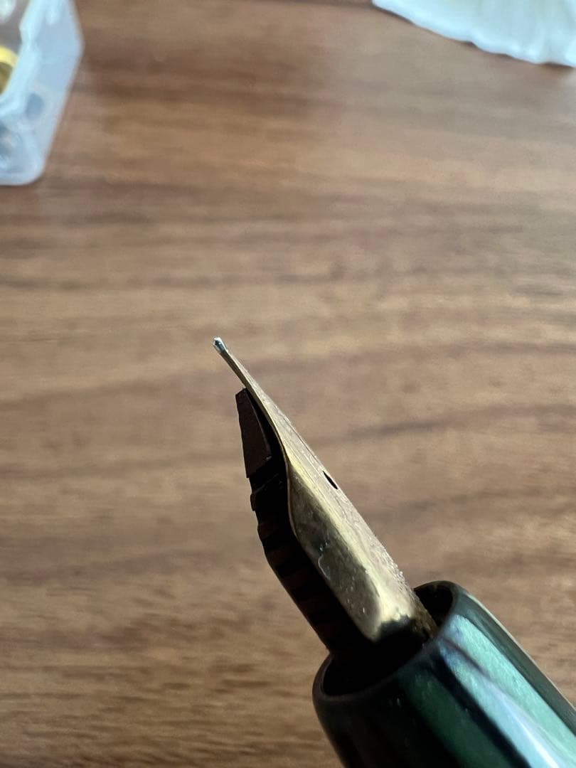 MONTBLANC モンブラン 万年筆 642 N グリーンストライプ 14金