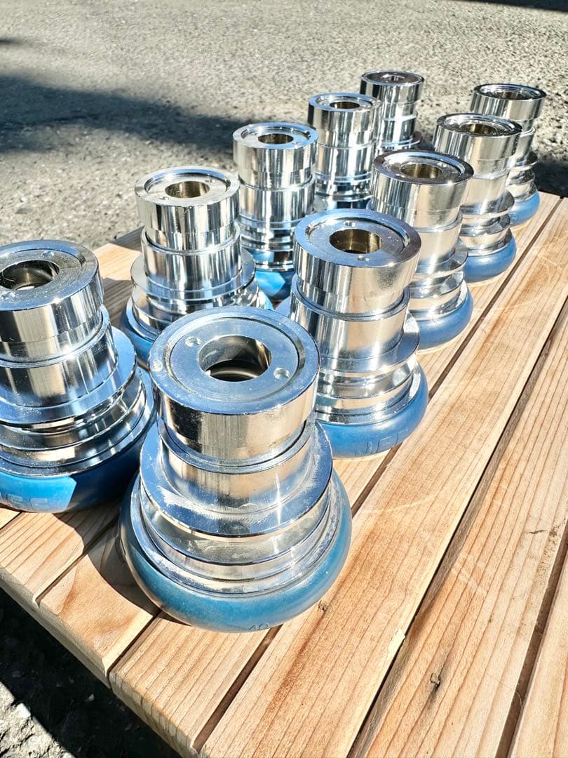 【岩崎製作所】アルミ製 媒介金具 町野女(40A)×町野男(40A) 10個