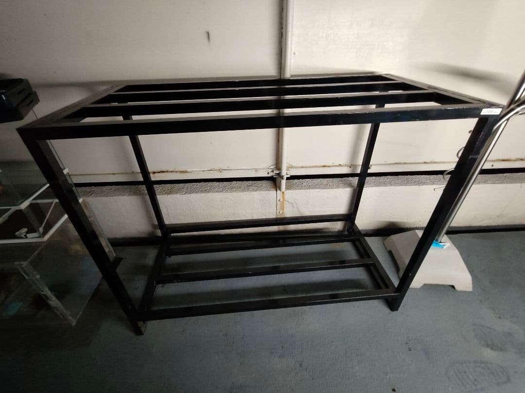 ANIMAC鉄製水槽台120cm　2段水槽台　アクリル水槽ろ過装置アクアリウム